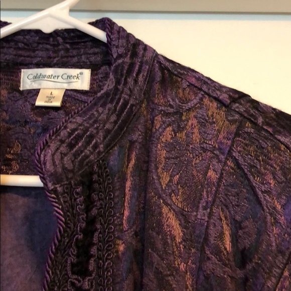 Coldwater Creek Blazer/jacket purple size Large - Picture 4 of 5